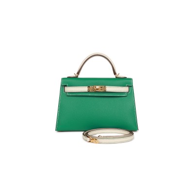 HERMES MINI KELLY EPSOM GOLD HARDWARE (19*12*5.5cm)